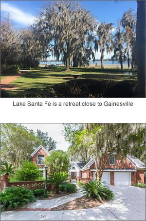 Lake Santa Fe is a retreat close to Gainesville